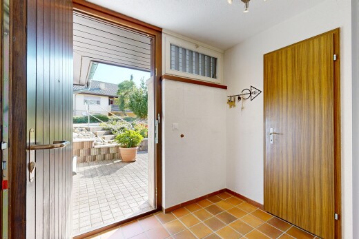 halle / korridor mit drywall, gipskartonwand, und inside property