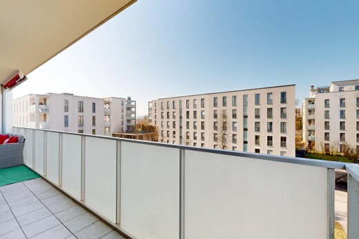 balcon avec from property, balcon, day time, et apartment complex view