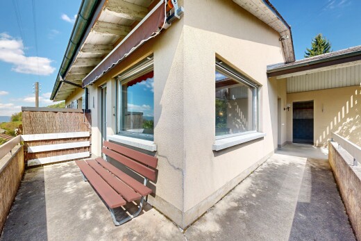 terrasse mit day time und from property