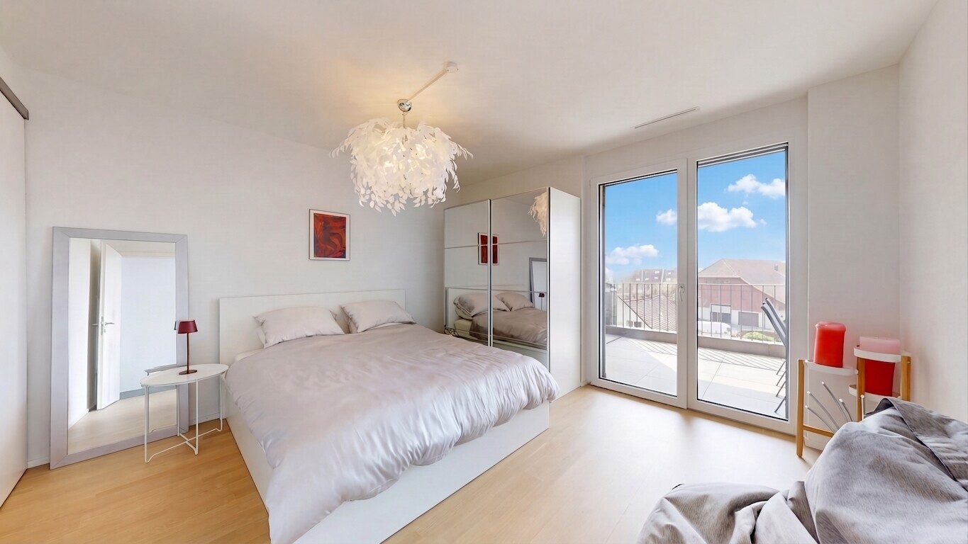 room featuring access to outside and light wood-style flooring