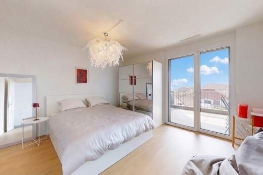 room featuring access to outside and light wood-style flooring