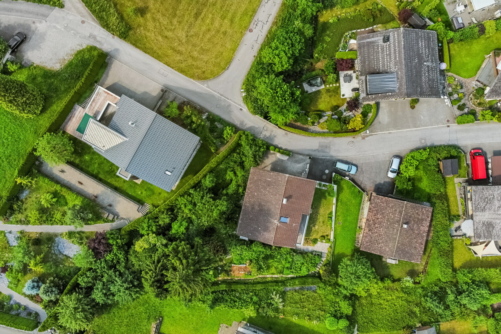lage auf der karte mit aerial map