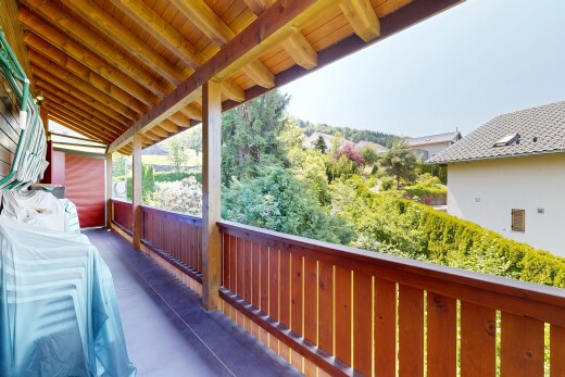 balkon mit balkon, from property, und view focus