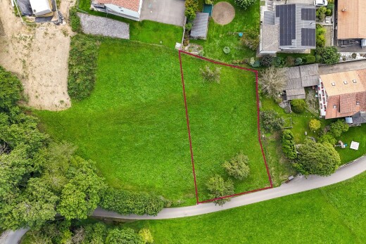 garten mit aerial view