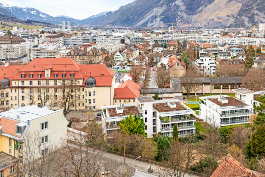 außenansicht mit blick auf die berge, mountain view, und day time