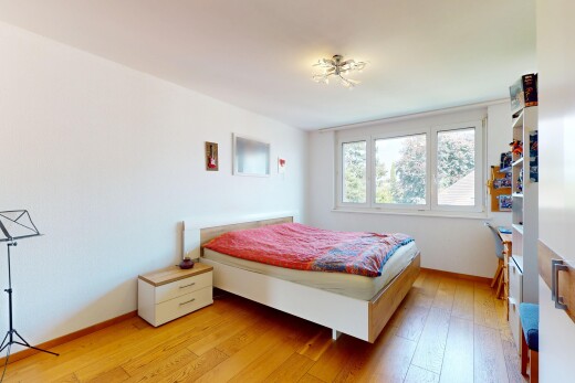 chambre avec lumière naturelle, natural light, inside property, cloison sèche, et drywall
