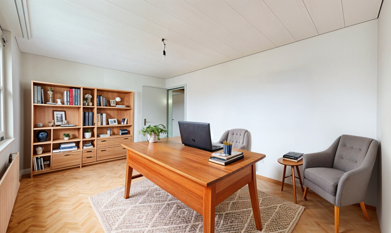 espace intérieur avec parquet