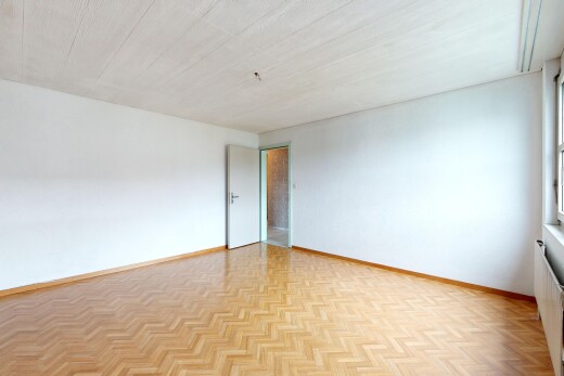 pièce vide avec parquet
