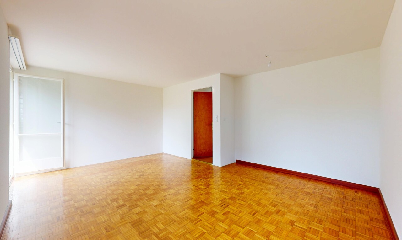 leerer raum mit parquet floor, holzfußboden, wood finish floor, gipskartonwand, und drywall