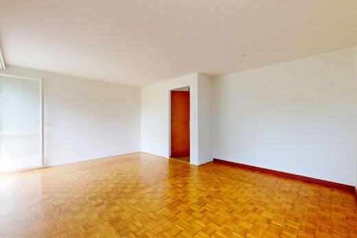 leerer raum mit parquet floor, holzfußboden, wood finish floor, gipskartonwand, und drywall