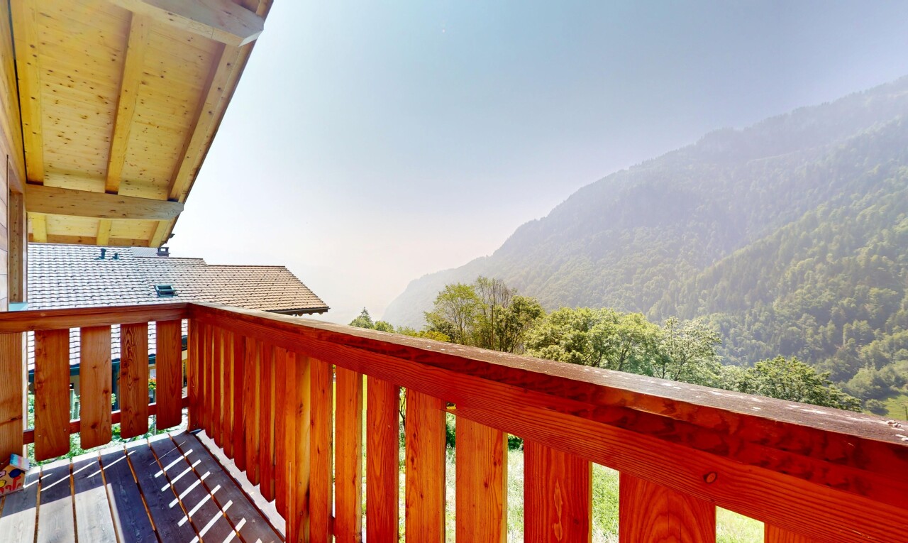 balcon avec from property, vue sur la montagne, et mountain view