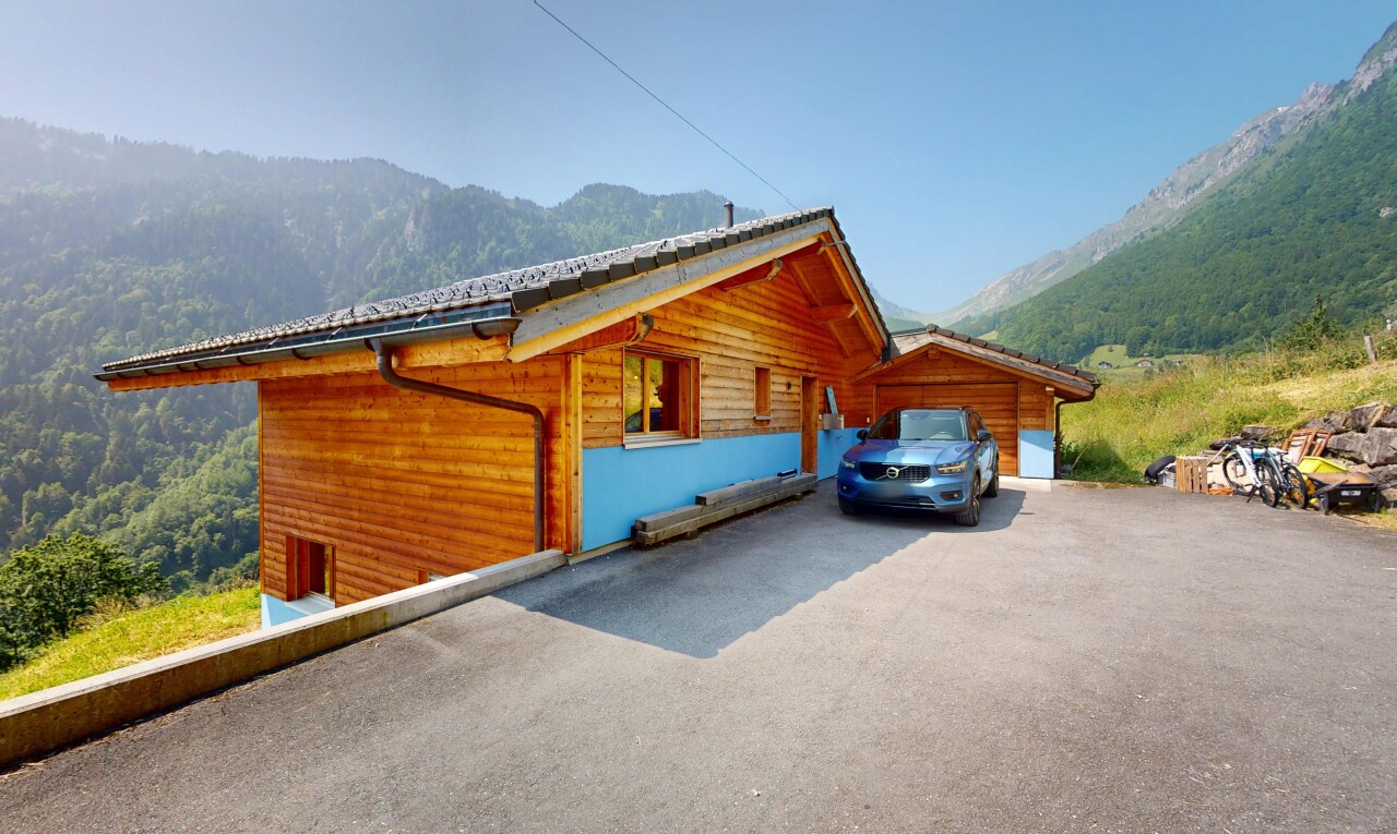 Chalet spacieux à 10 min de Vouvry, en pleine nature