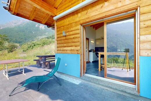 balcon avec vue sur la montagne et mountain view