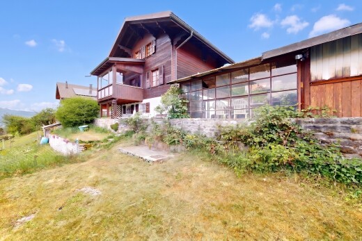 view of property with a balcony