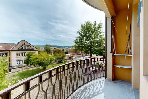 balkon mit balkon, view focus, und from property