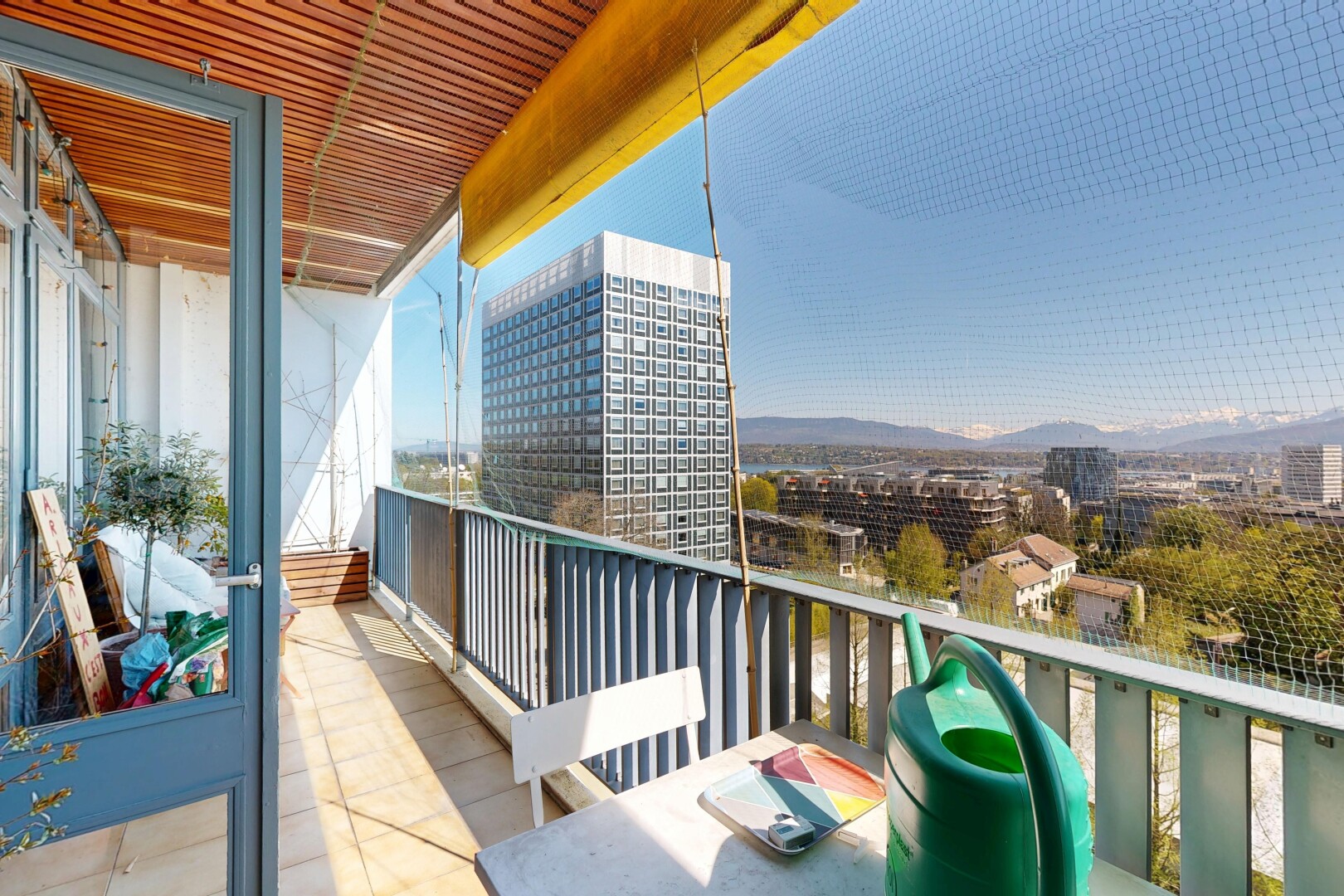 balkon mit balkon, from property, day time, city view, und stadtblick