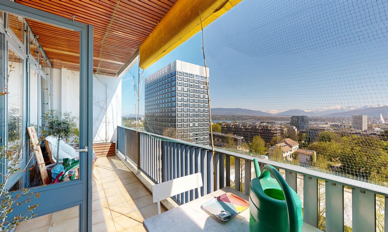 balkon mit balkon, from property, day time, city view, und stadtblick