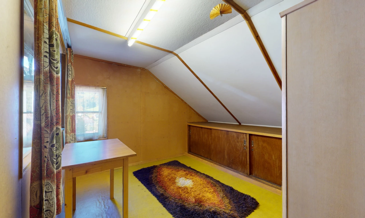 chambre bonus avec plafond voûté