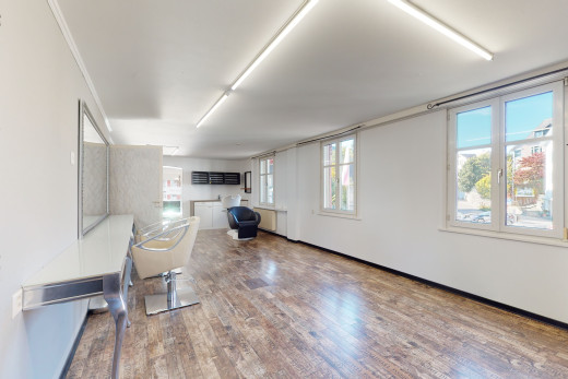 hartholzboden wohnzimmer mit viel natürlichem licht