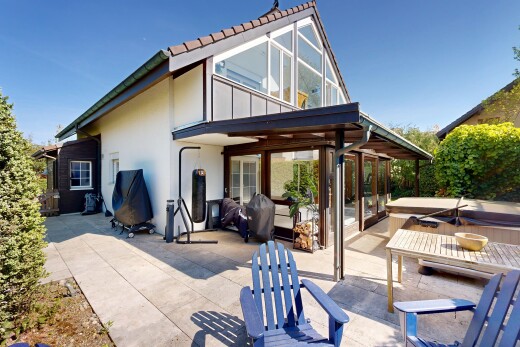 terrasse mit day time, from property, terrasse, whirlpool, und grill