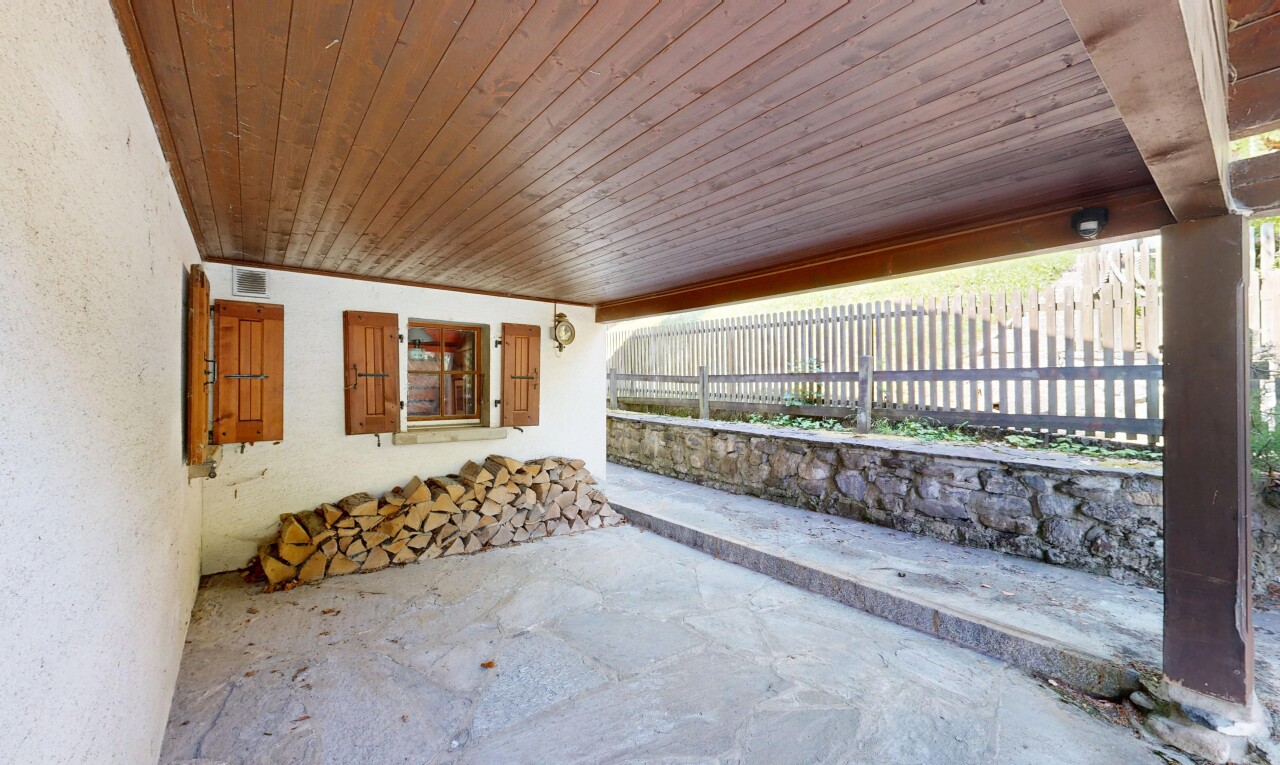 terrasse avec clôture