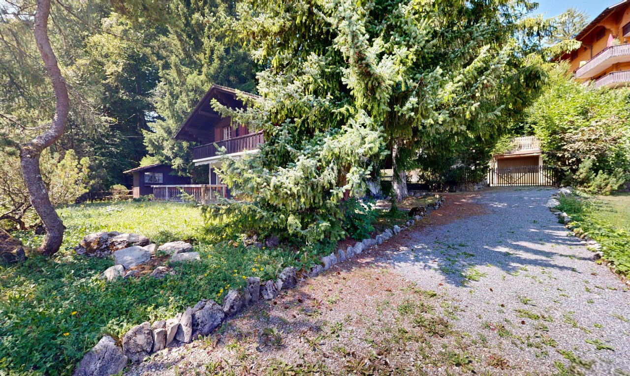jardin avec property visible