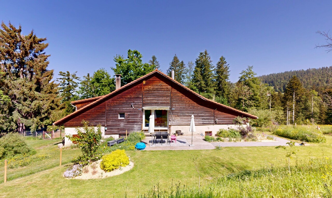 Ferme 1640 rénovée : 2 appts + immense grange à fort potentiel