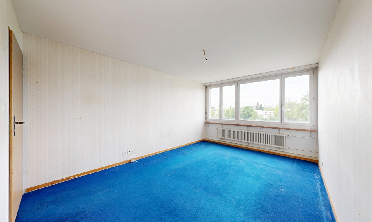 pièce vide avec radiateur, inside property, lumière naturelle, natural light, et moquette