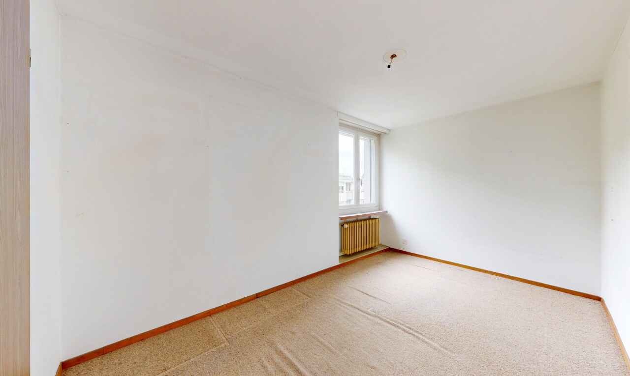pièce vide avec cloison sèche, drywall, moquette, carpet, et lumière naturelle