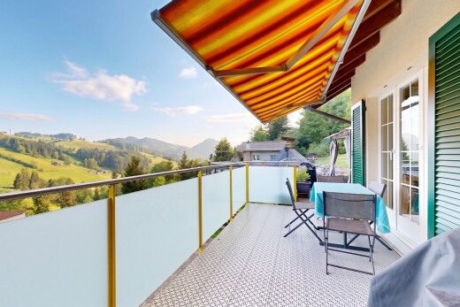 balkon mit from property, day time, blick auf die berge, und mountain view