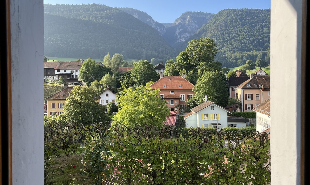 view of mountain backdrop