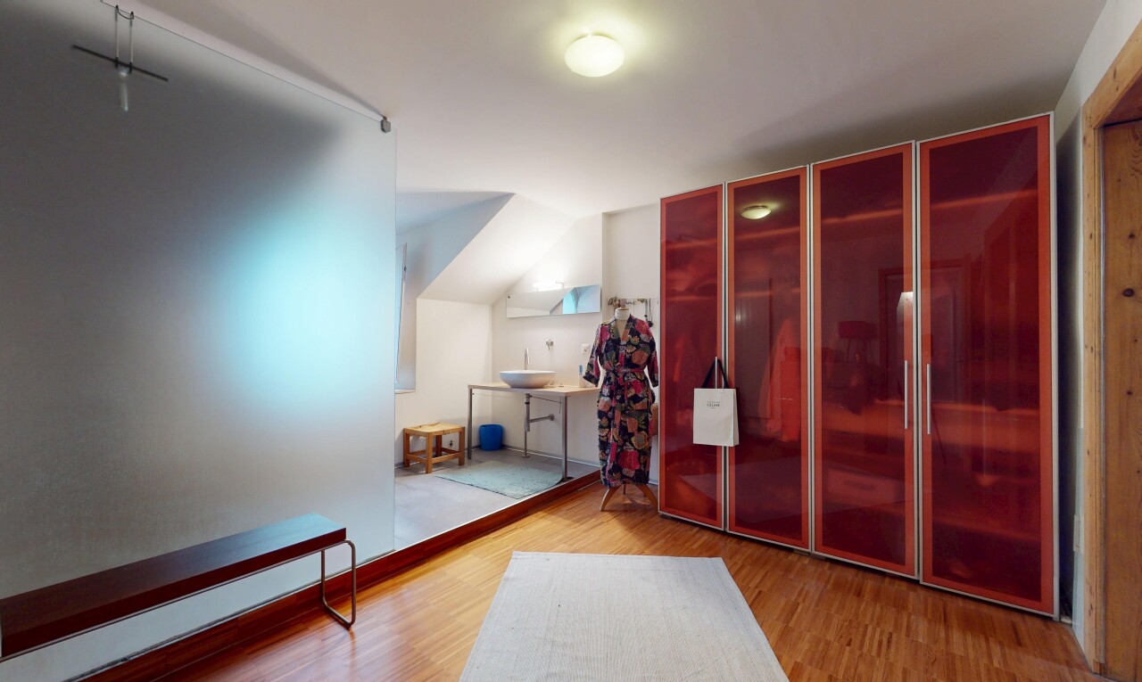 room / bedroom featuring wood finished floors