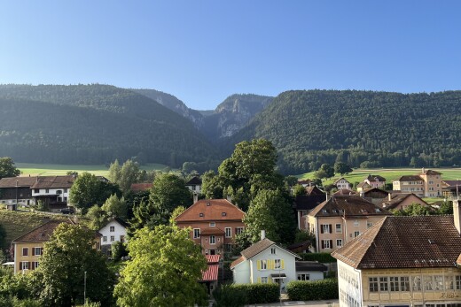 blick auf die berge mit day time, blick auf die berge, und mountain view