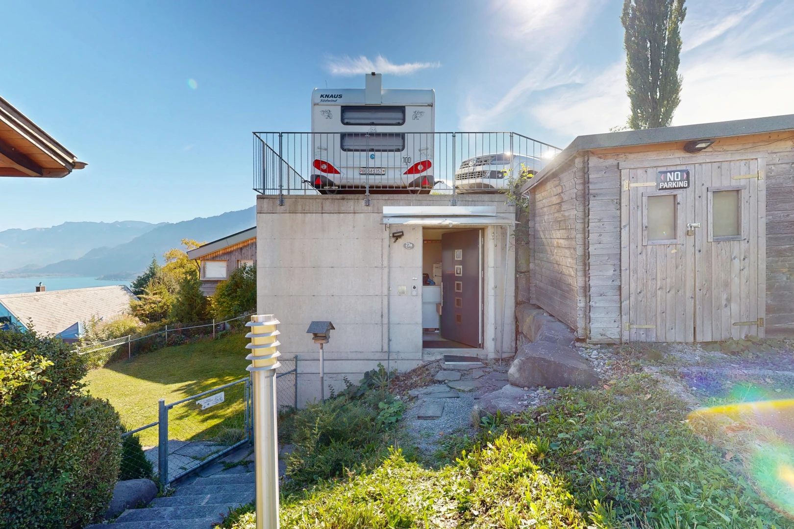 view of property featuring a mountain view
