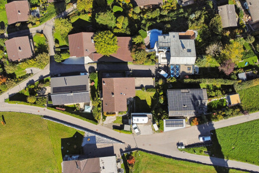 emplacement avec aerial map