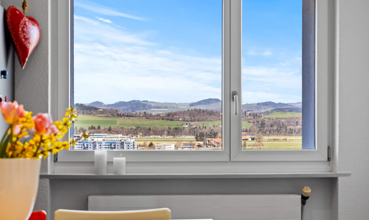 einzelheiten mit blick auf die berge