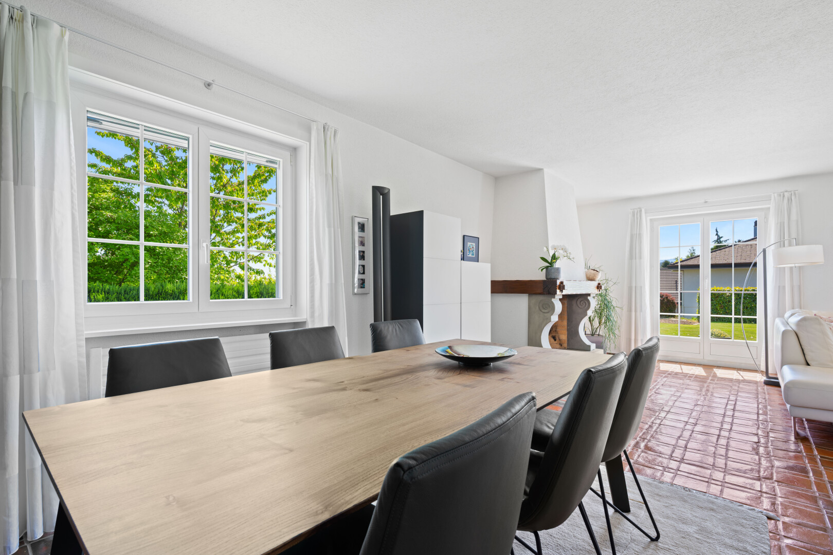 view of dining space