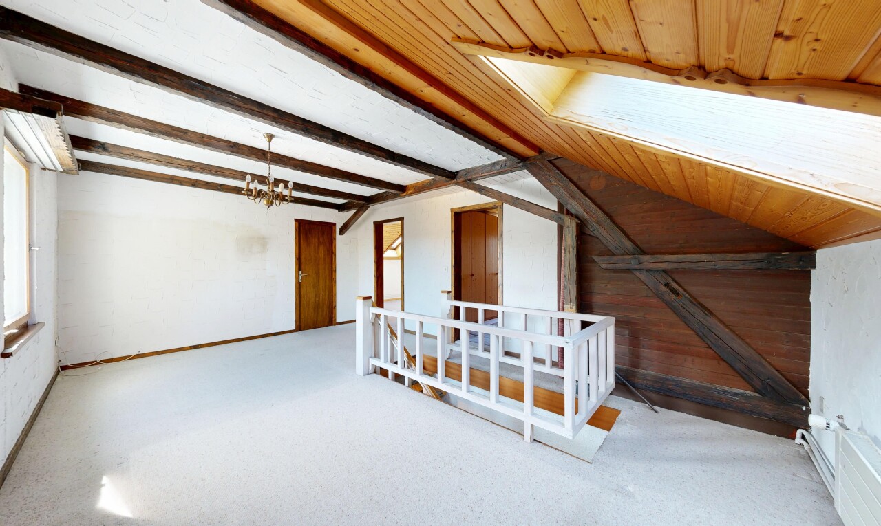 treppe mit inside property, wood ceiling, holzdecke, carpet, und teppich