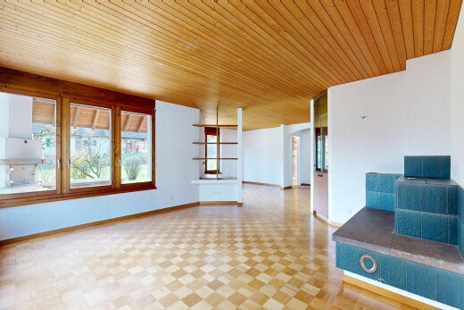 spare room featuring wooden ceiling and light flooring