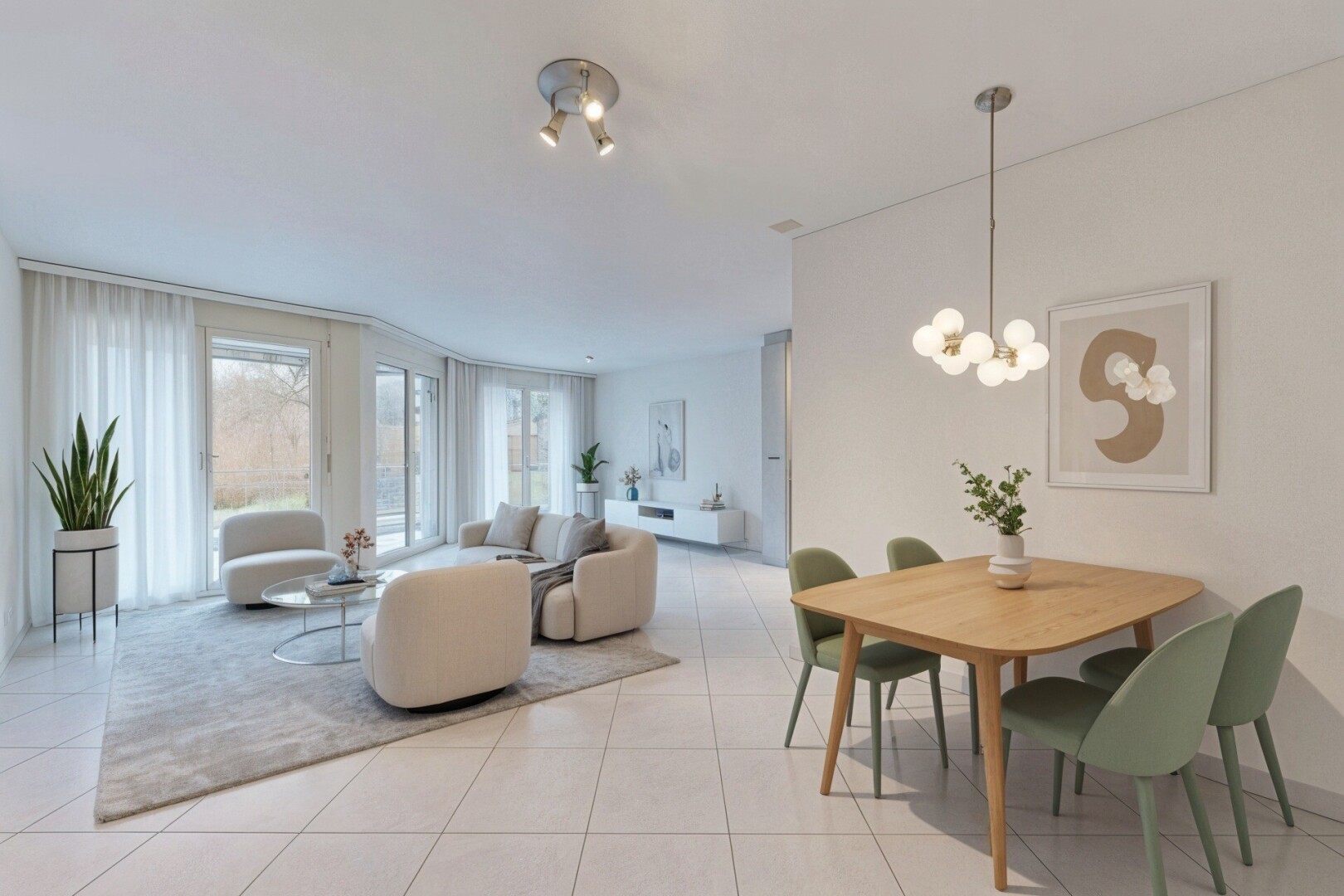 pièce vide avec cloison sèche, drywall, lumière naturelle, natural light, et inside property