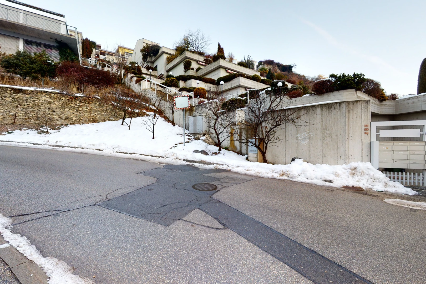 ansicht der vorderseite des hauses