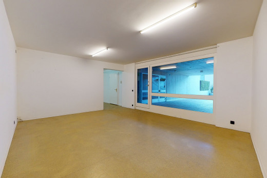 blick auf den leeren raum