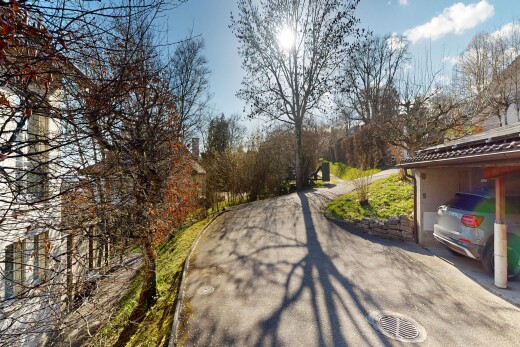 außenansicht mit day time und stuckverkleidung