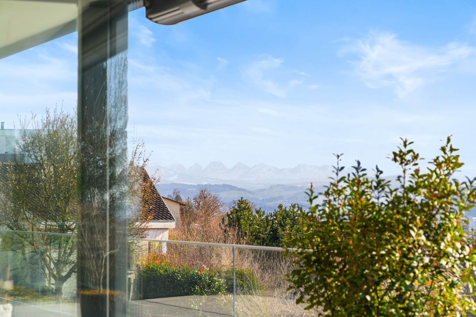 view of mountain background