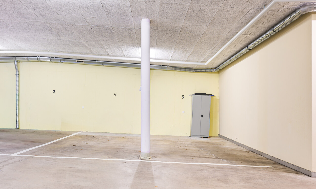 parken mit parkgarage und inside community