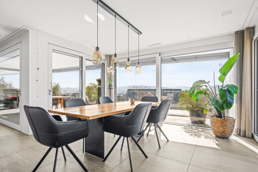 dining space featuring plenty of natural light