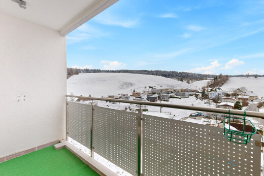 balcon avec from property, balcon, snow, et day time