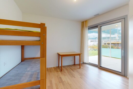 zimmer / schlafzimmer mit inside property, außenzugang, natürliches licht, natural light, und gipskartonwand