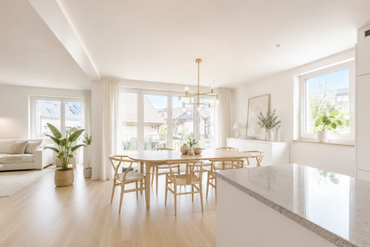 dining room featuring light wood finished floors and plenty of natural light