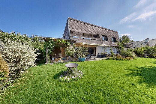 garten mit rasen, property visible, terrasse, from property, und balkon